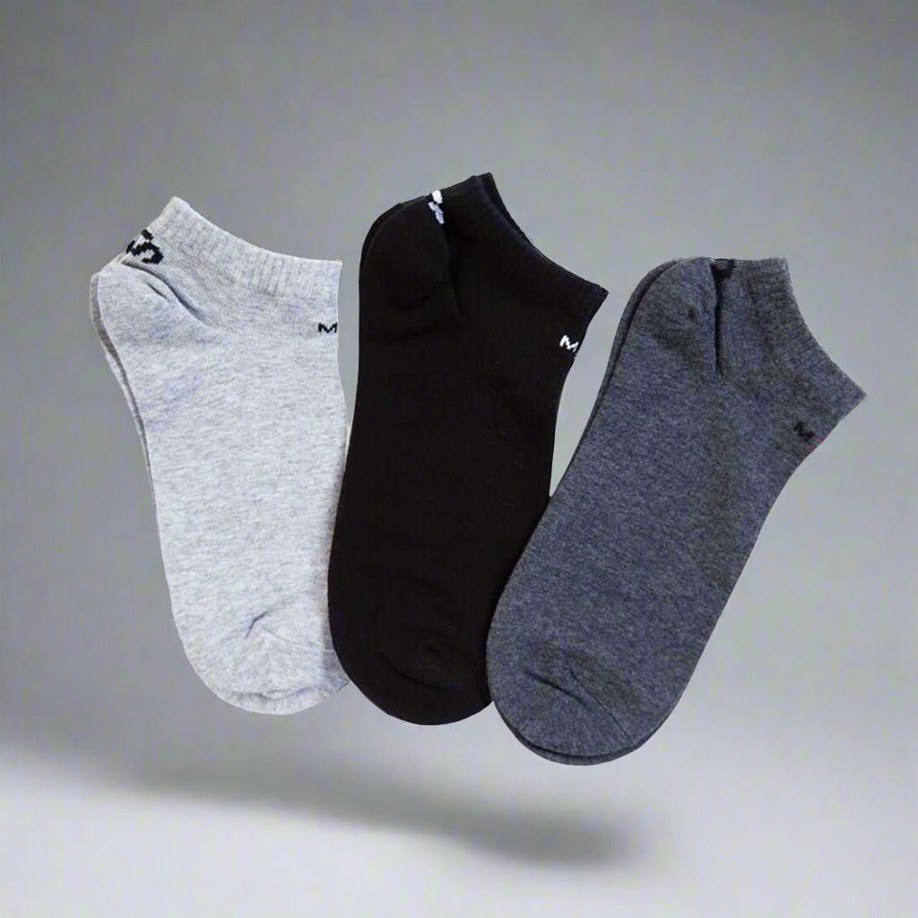 MEMFitness Unisex Gym Ankle Socks (Pack of 3) - MEMFitness