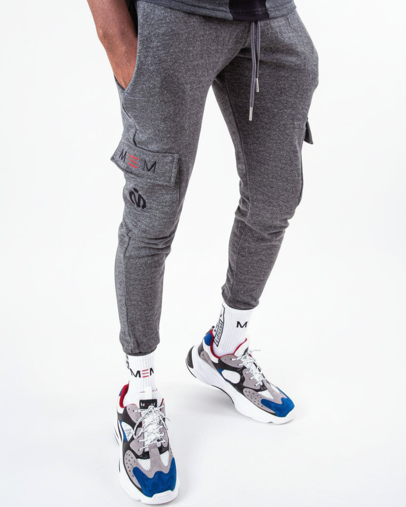 MEMFitness Utility French Terry Joggers Dark Grey - MEMFitness