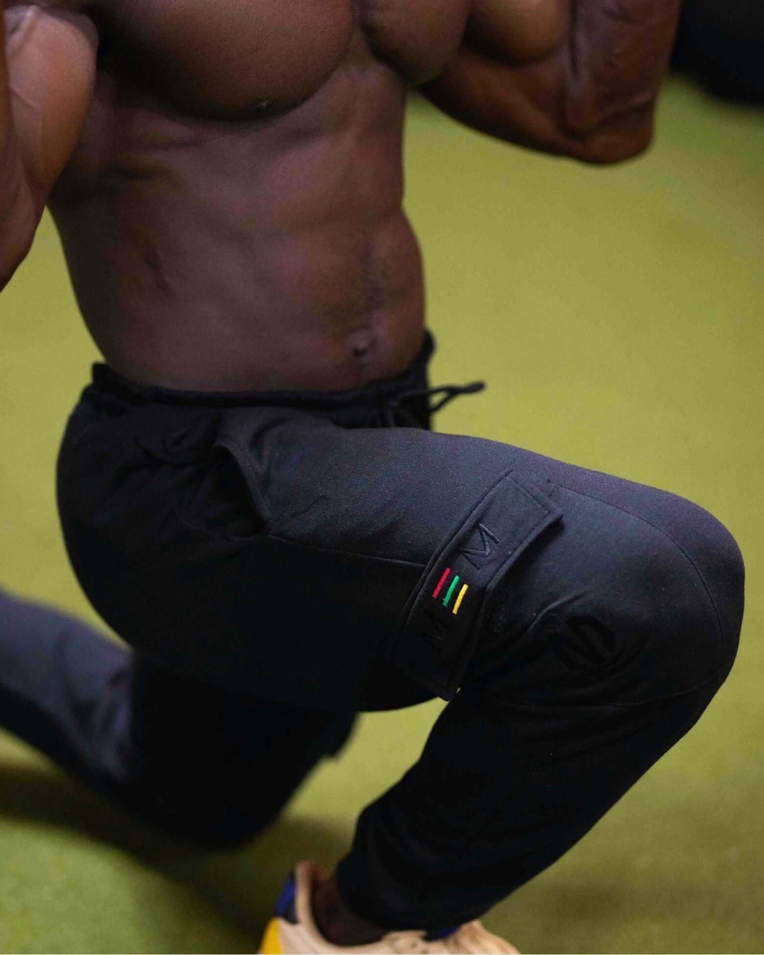 MEMFitness Utility Heritage French Terry Joggers Black - MEMFitness