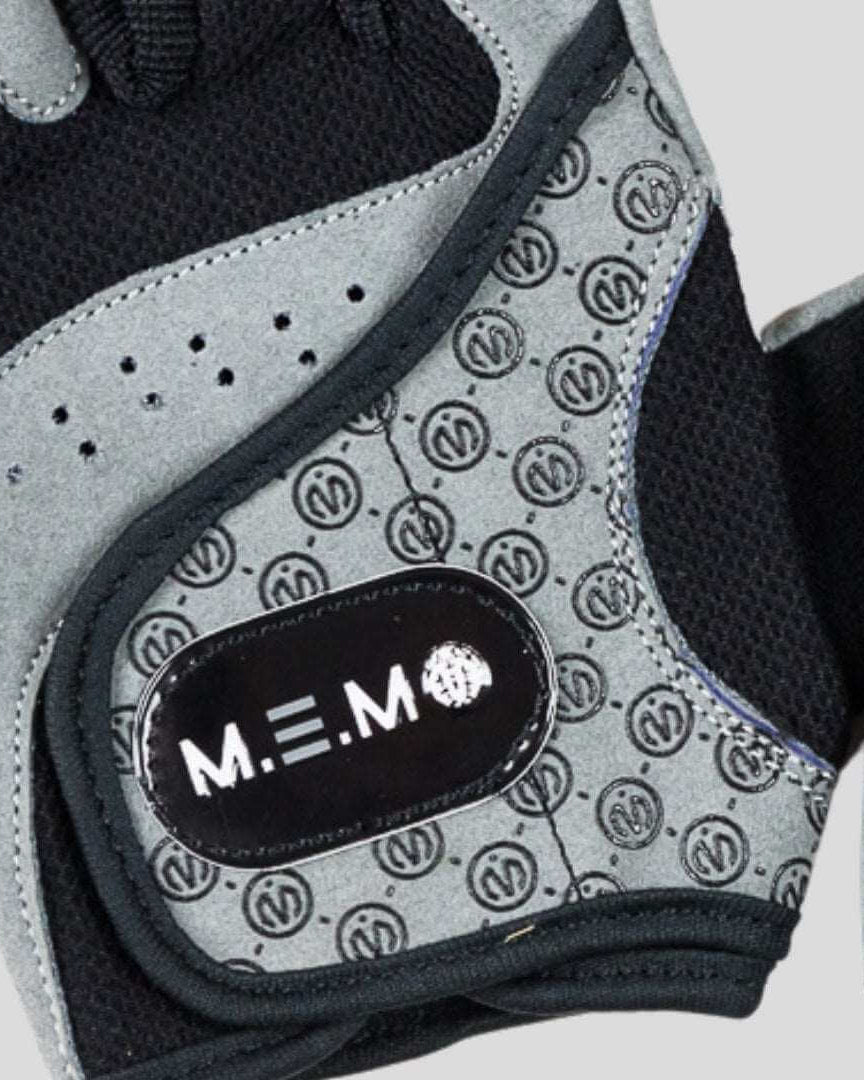 MEMFitness V - 2 Women's Weight Lifting Gloves Loops For Easy Removal Grey Black - MEMFitness