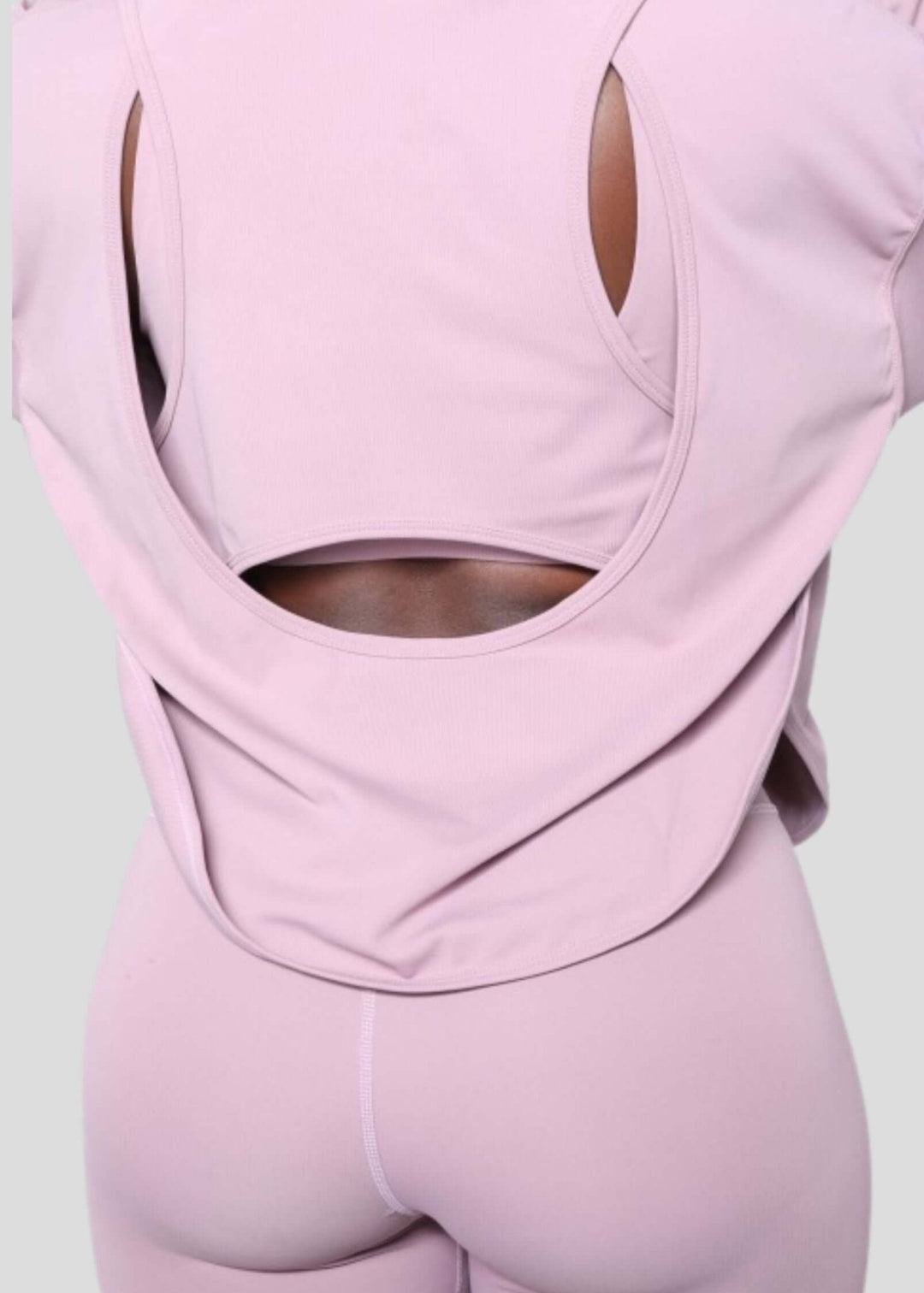 Orchid Acetate Open Back Hoodie for Gym & Yoga - MEMFitness
