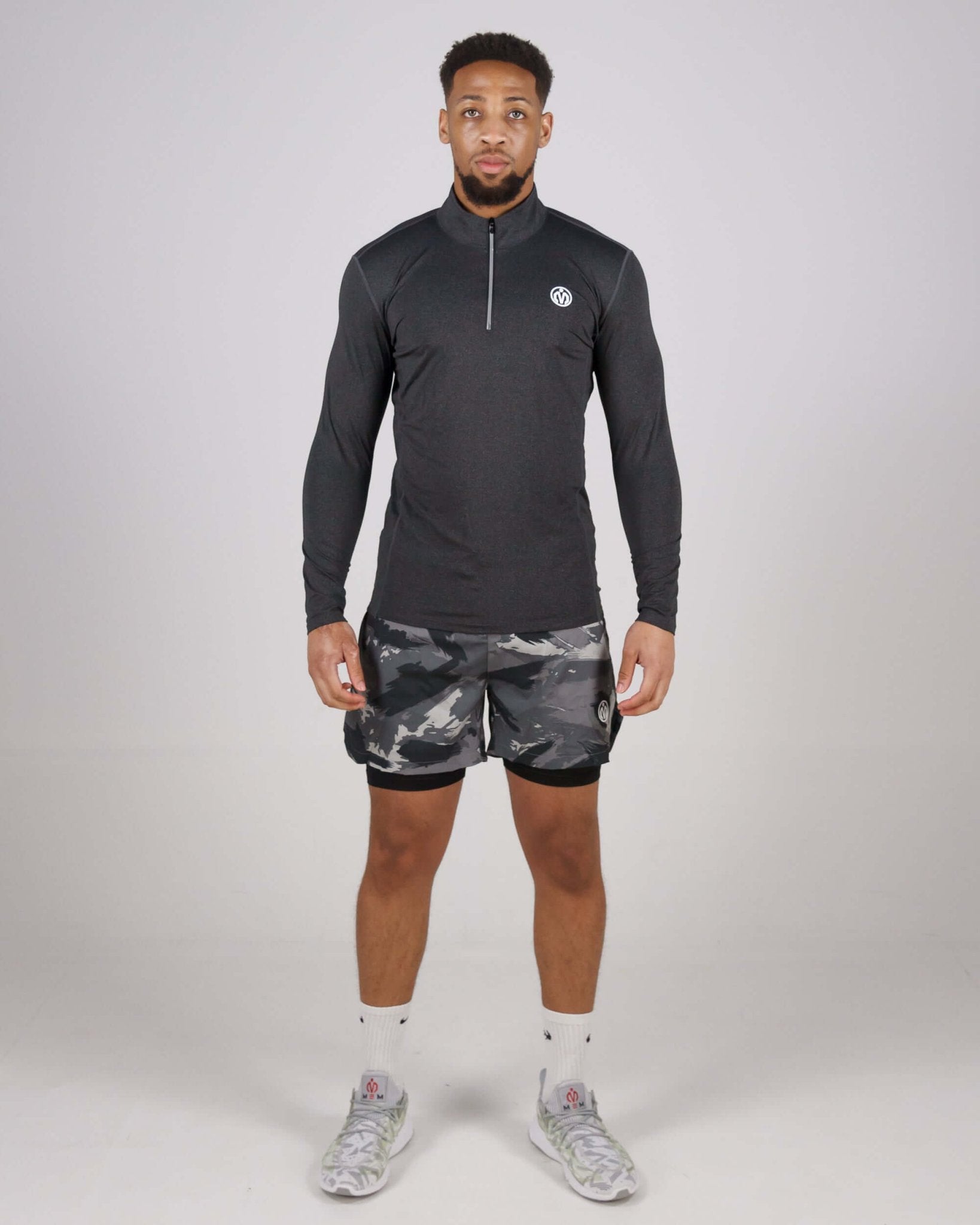 Pinnacle Dry - Fit Long Sleeve Half Zip Training Top - MEMFitness