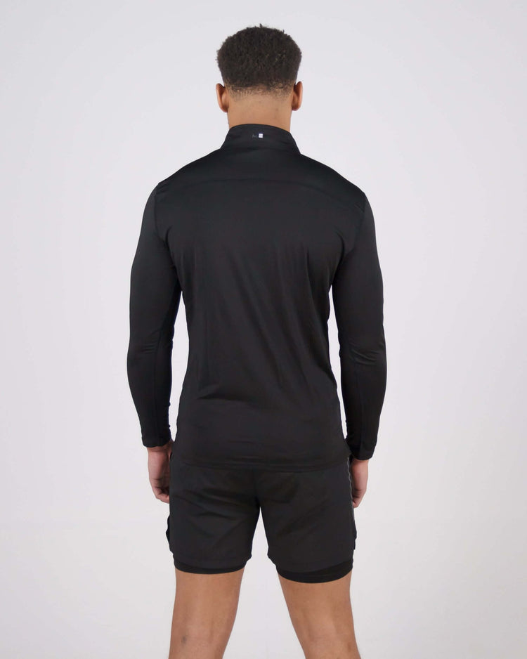 Pinnacle Dry - Fit Long Sleeve Half Zip Training Top - MEMFitness