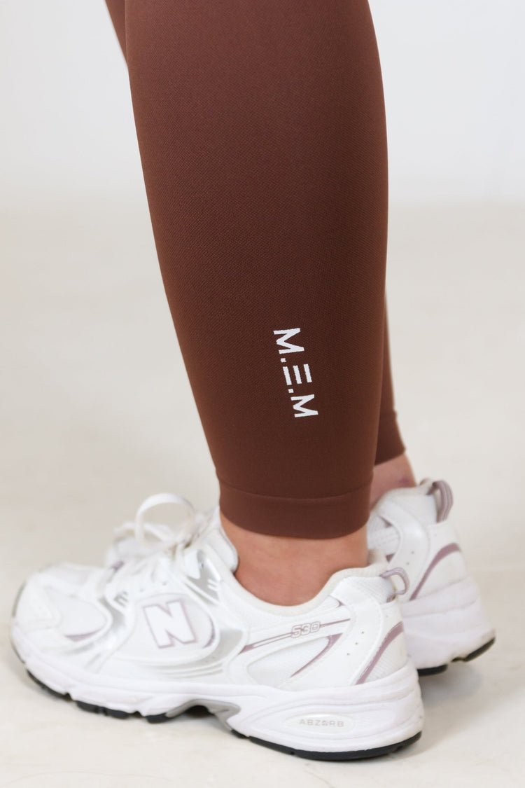 SoftSculptFlex Scrunch Bum Leggings – Brown - MEMFitness