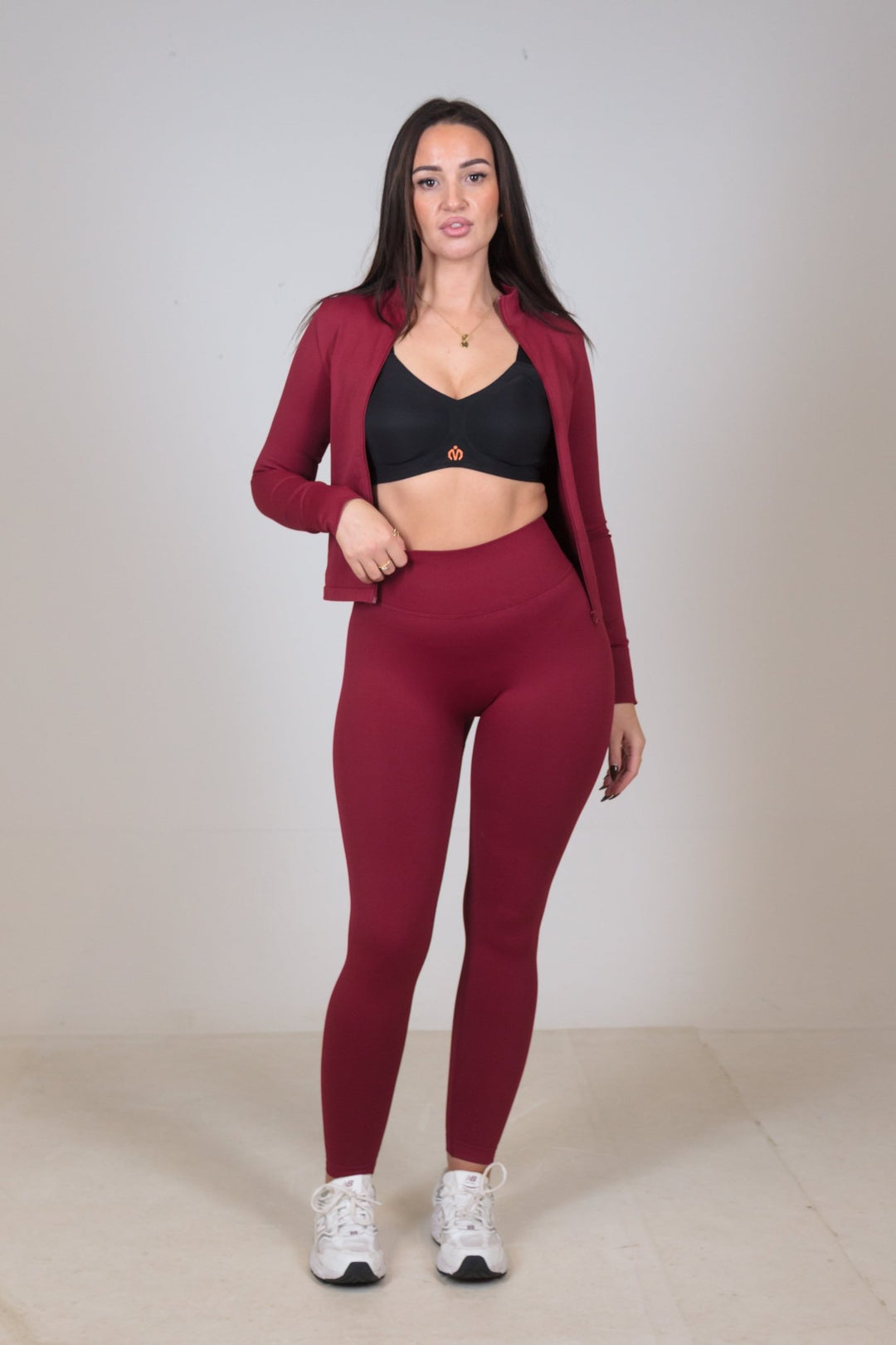 SoftSculptFlex Scrunch Bum Leggings – Burgundy - MEMFitness