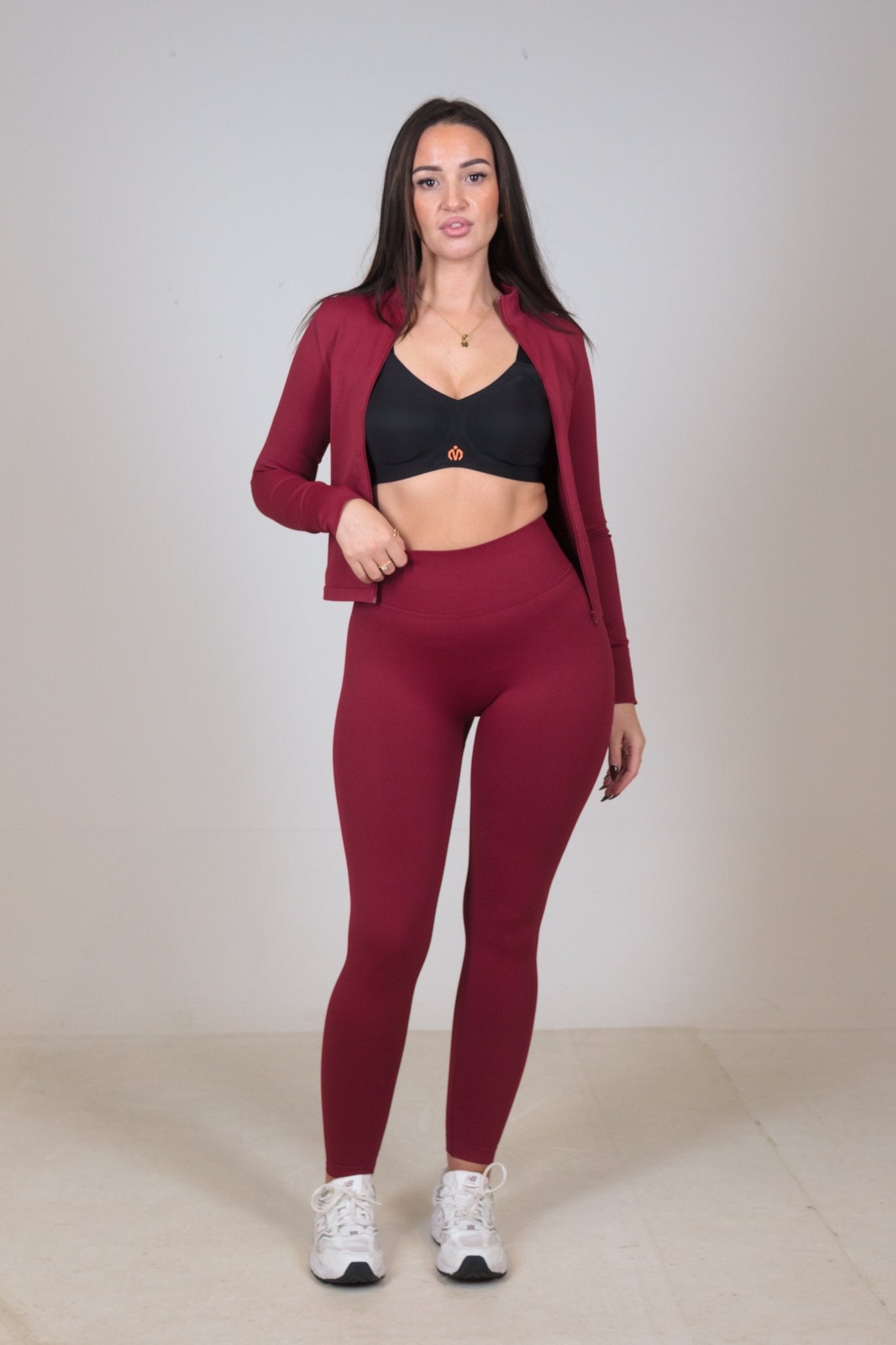 SoftSculptFlex Scrunch Bum Leggings – Burgundy - MEMFitness