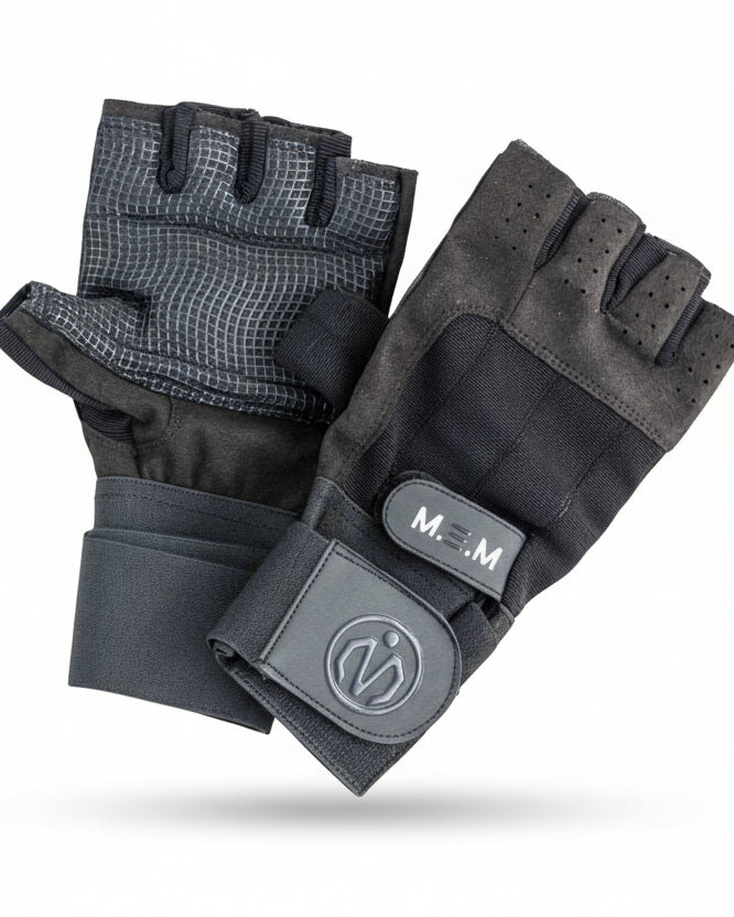 Unbeatable Comfort with MEMFitness X - Treme Fit Weight Lifting Gloves Black Logo - MEMFitness