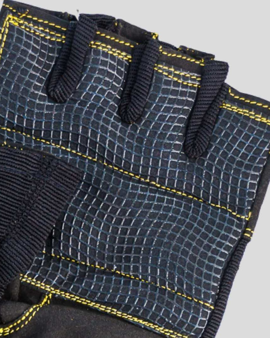 Unbeatable Comfort with MEMFitness X - Treme Fit Weight Lifting Gloves Yellow Logo - MEMFitness