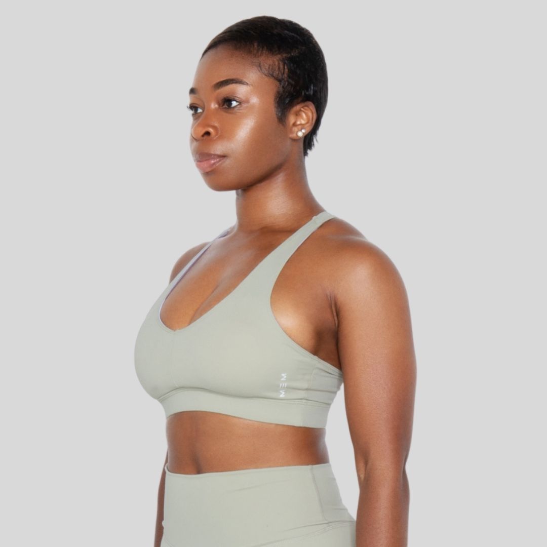 Light Green MEMFitness Sports Bra