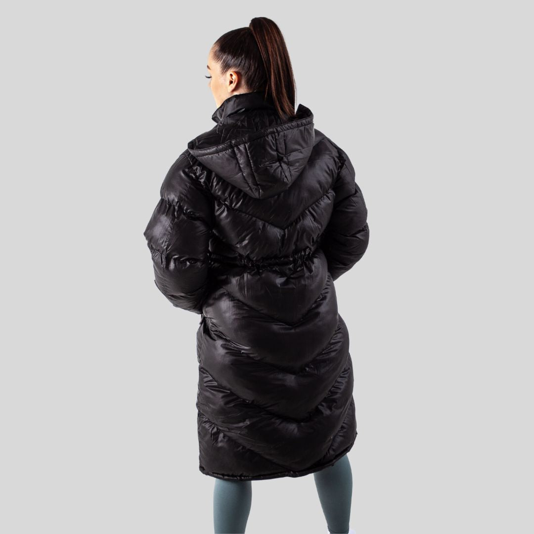 650 GSM Polyester Insulated Puffer Jacket - Ideal for Cold Weather"