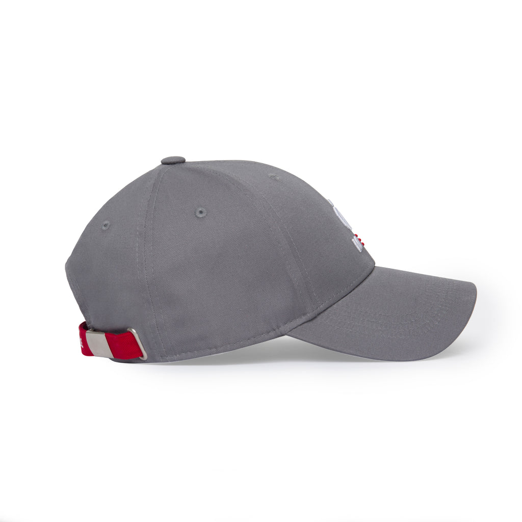 grey baseball cap for gym 