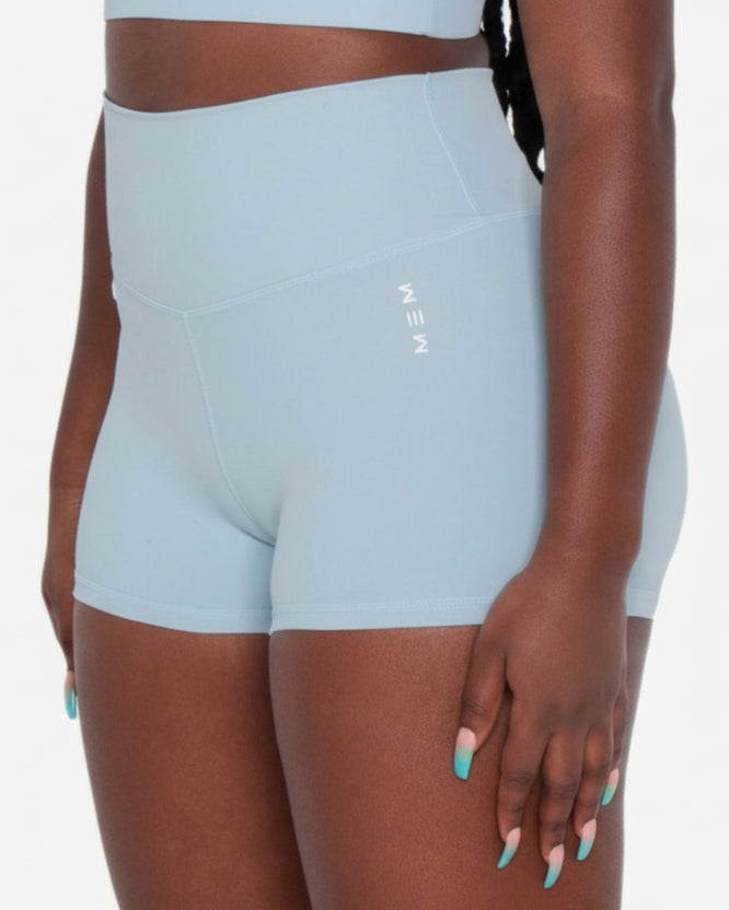 MEM 6" Bike Shorts BaBy Blue - MEMFitness
