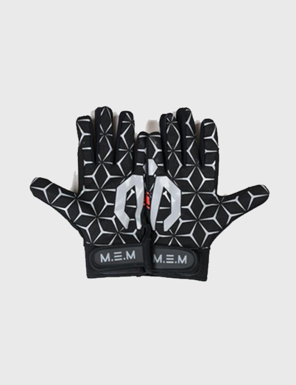 mem cal21 gloves black red